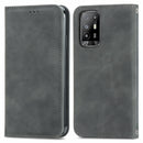 For OPPO A94 5G / A95 5G/F19 Pro+ /Reno5 Z Retro Skin Feel Business Magnetic Horizontal Flip Leather Case With Holder & Card Slots & Wallet & Photo Frame(Gray)