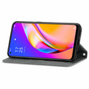 For OPPO A94 5G / A95 5G/F19 Pro+ /Reno5 Z Retro Skin Feel Business Magnetic Horizontal Flip Leather Case With Holder & Card Slots & Wallet & Photo Frame(Gray)