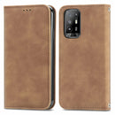 For OPPO A94 5G / A95 5G/F19 Pro+ /Reno5 Z Retro Skin Feel Business Magnetic Horizontal Flip Leather Case With Holder & Card Slots & Wallet & Photo Frame(Brown)