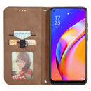 For OPPO A94 5G / A95 5G/F19 Pro+ /Reno5 Z Retro Skin Feel Business Magnetic Horizontal Flip Leather Case With Holder & Card Slots & Wallet & Photo Frame(Brown)