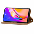 For OPPO A94 5G / A95 5G/F19 Pro+ /Reno5 Z Retro Skin Feel Business Magnetic Horizontal Flip Leather Case With Holder & Card Slots & Wallet & Photo Frame(Brown)