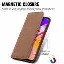 For OPPO A94 5G / A95 5G/F19 Pro+ /Reno5 Z Retro Skin Feel Business Magnetic Horizontal Flip Leather Case With Holder & Card Slots & Wallet & Photo Frame(Brown)