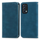 For OPPO Reno 5 5G /Find X3 Lite Retro Skin Feel Business Magnetic Horizontal Flip Leather Case With Holder & Card Slots & Wallet & Photo Frame(Blue)