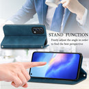 For OPPO Reno 5 5G /Find X3 Lite Retro Skin Feel Business Magnetic Horizontal Flip Leather Case With Holder & Card Slots & Wallet & Photo Frame(Blue)