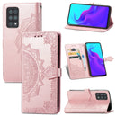 For Cubot X30 Mandala Flower Embossed Horizontal Flip Leather Case with Holder & Three Card Slots & Wallet & Lanyard(Rose Gold)