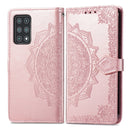 For Cubot X30 Mandala Flower Embossed Horizontal Flip Leather Case with Holder & Three Card Slots & Wallet & Lanyard(Rose Gold)