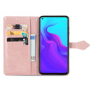 For Cubot X30 Mandala Flower Embossed Horizontal Flip Leather Case with Holder & Three Card Slots & Wallet & Lanyard(Rose Gold)