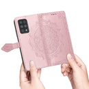 For Cubot X30 Mandala Flower Embossed Horizontal Flip Leather Case with Holder & Three Card Slots & Wallet & Lanyard(Rose Gold)