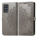 For Cubot X30 Mandala Flower Embossed Horizontal Flip Leather Case with Holder & Three Card Slots & Wallet & Lanyard(Gray)