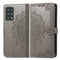For Cubot X30 Mandala Flower Embossed Horizontal Flip Leather Case with Holder & Three Card Slots & Wallet & Lanyard(Gray)