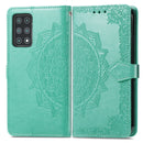 For Cubot X30 Mandala Flower Embossed Horizontal Flip Leather Case with Holder & Three Card Slots & Wallet & Lanyard(Green)