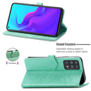 For Cubot X30 Mandala Flower Embossed Horizontal Flip Leather Case with Holder & Three Card Slots & Wallet & Lanyard(Green)