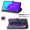 For Cubot X30 Mandala Flower Embossed Horizontal Flip Leather Case with Holder & Three Card Slots & Wallet & Lanyard(Purple)
