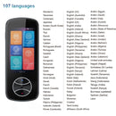 V10 3.0 inch Touch Screen Smart Translator 107 Languages with Offline Translation / Photo Translation(Black)