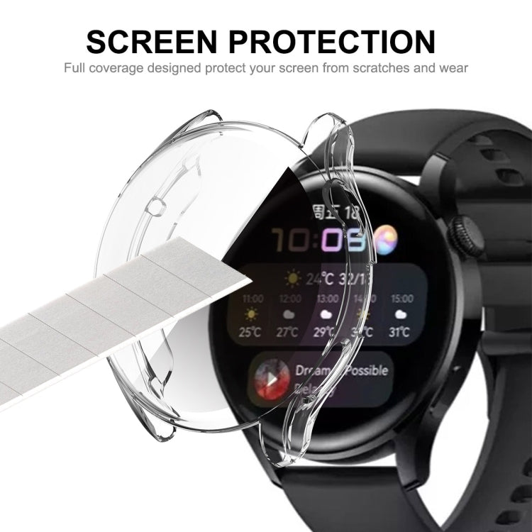 For Huawei Watch 3 46mm ENKAY Hat-Prince Full Coverage Transparent Soft Case TPU HD Clear Cover