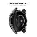 For Huawei Watch 3 46mm ENKAY Hat-Prince Full Coverage Transparent Soft Case TPU HD Clear Cover(Gold)
