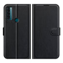 For TCL 20 SE Litchi Texture Horizontal Flip Protective Case with Holder & Card Slots & Wallet(Black)