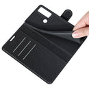 For TCL 20 SE Litchi Texture Horizontal Flip Protective Case with Holder & Card Slots & Wallet(Black)