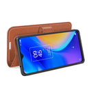 For TCL 20 SE Litchi Texture Horizontal Flip Protective Case with Holder & Card Slots & Wallet(Brown)