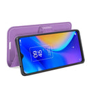 For TCL 20 SE Litchi Texture Horizontal Flip Protective Case with Holder & Card Slots & Wallet(Purple)