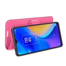 For TCL 20 SE Litchi Texture Horizontal Flip Protective Case with Holder & Card Slots & Wallet(Rose red)