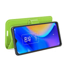 For TCL 20 SE Litchi Texture Horizontal Flip Protective Case with Holder & Card Slots & Wallet(Green)