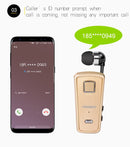 Fineblue F980 CSR4.1 Retractable Cable Caller Vibration Reminder Anti-theft Bluetooth Headset