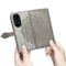 For Huawei P50 Mandala Flower Embossed Horizontal Flip Leather Case with Bracket / Card Slot / Wallet / Lanyard(Grey)