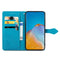 For Huawei P50 Mandala Flower Embossed Horizontal Flip Leather Case with Bracket / Card Slot / Wallet / Lanyard(Blue)