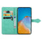 For Huawei P50 Mandala Flower Embossed Horizontal Flip Leather Case with Bracket / Card Slot / Wallet / Lanyard(Green)