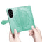 For Huawei P50 Mandala Flower Embossed Horizontal Flip Leather Case with Bracket / Card Slot / Wallet / Lanyard(Green)