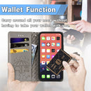 Cute Cat and Dog Embossed Horizontal Flip Leather Case with Holder & Card Slots & Wallet & Lanyard For iPhone 13 Pro(Gray)