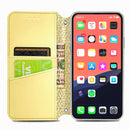 For iPhone 13 Pro Max Blooming Mandala Embossed Pattern Magnetic Horizontal Flip Leather Case with Holder & Card Slots & Wallet(Yellow)