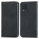 For Samsung Galaxy M32 Retro Skin Feel Business Magnetic Horizontal Flip Leather Case with Holder & Card Slots & Wallet & Photo Frame(Black)