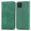 For Samsung Galaxy M32 Retro Skin Feel Business Magnetic Horizontal Flip Leather Case with Holder & Card Slots & Wallet & Photo Frame(Green)