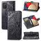 For Samsung Galaxy A03s 164mm Butterfly Love Flowers Embossed Horizontal Flip Leather Case with Holder & Card Slots & Wallet & Lanyard(Black)