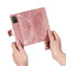 For Samsung Galaxy A03s 164mm Butterfly Love Flowers Embossed Horizontal Flip Leather Case with Holder & Card Slots & Wallet & Lanyard(Pink)