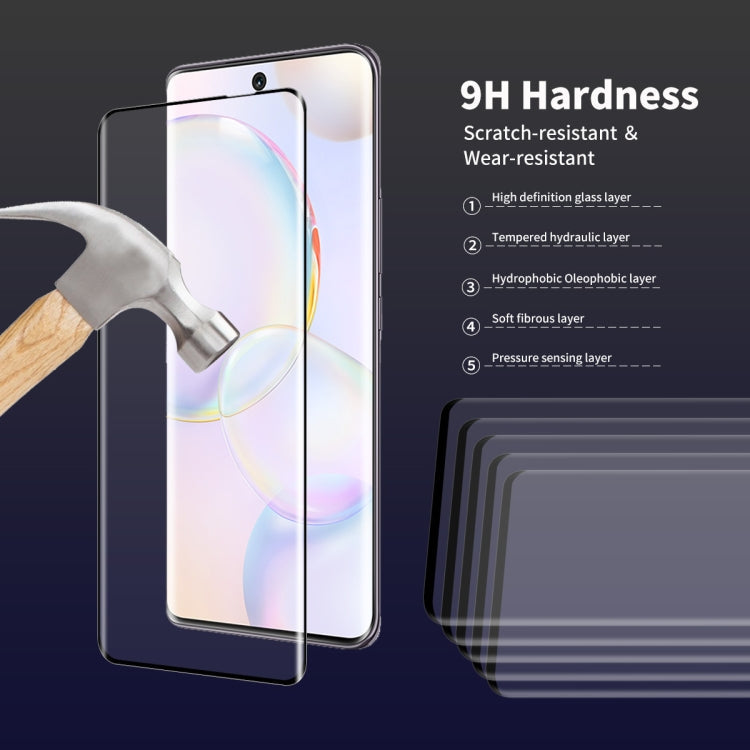 For Honor 50 ENKAY Hat-Prince 3D Curved Explosion-proof Full Coverage Film Heat Bending Tempered Glass Protector