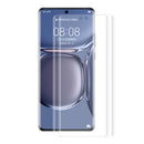 For Huawei P50 Pro 2 PCS ENKAY Hat-Prince 3D Curved Full Coverage PET Hot Bending HD Screen Protector Soft Film Support Fingerprint Unlock