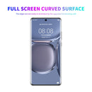 For Huawei P50 Pro 2 PCS ENKAY Hat-Prince 3D Curved Full Coverage PET Hot Bending HD Screen Protector Soft Film Support Fingerprint Unlock