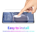 For Huawei P50 Pro 2 PCS ENKAY Hat-Prince 3D Curved Full Coverage PET Hot Bending HD Screen Protector Soft Film Support Fingerprint Unlock