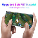 For Huawei P50 Pro 2 PCS ENKAY Hat-Prince 3D Curved Full Coverage PET Hot Bending HD Screen Protector Soft Film Support Fingerprint Unlock