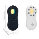 Hotel Anti-Spy Monitoring Detector Portable Monitor Camera Alarm Flashlight Anti-theft Home Infrared Detector(White)