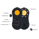 Hotel Anti-Spy Monitoring Detector Portable Monitor Camera Alarm Flashlight Anti-theft Home Infrared Detector(White)