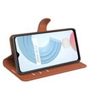 For OPPO Realme C21Y Litchi Texture Horizontal Flip Protective Case with Holder & Card Slots & Wallet(Brown)