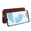 For OPPO Realme C21Y R64 Texture Single Horizontal Flip Protective Case with Holder & Card Slots & Wallet& Photo Frame(Brown)