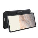For Google Pixel 6 Pro Litchi Texture Horizontal Flip Protective Case with Holder & Card Slots & Wallet(Black)