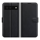 For Google Pixel 6 Litchi Texture Horizontal Flip Protective Case with Holder & Card Slots & Wallet(Black)