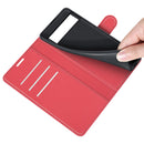 For Google Pixel 6 Litchi Texture Horizontal Flip Protective Case with Holder & Card Slots & Wallet(Red)