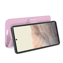 For Google Pixel 6 Litchi Texture Horizontal Flip Protective Case with Holder & Card Slots & Wallet(Pink)